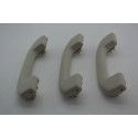 Kit 3 Alça Pqp Apoio Teto  Nissan Livina 2009-2014 Original Cinza Cinza
