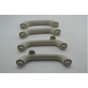Kit 4 Puxador Alça Teto Pqp Jeep Compass 2013 Original Cinza