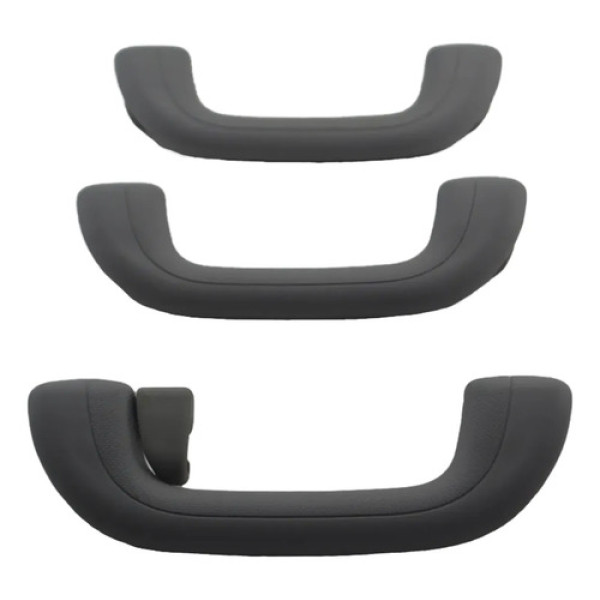 Kit 3 Apoio Alça Teto Pqp Hyundai I30 2007 A 2012 Original Cinza