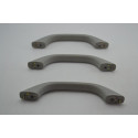 Kit 3 Puxador Alça Teto Pqp Honda Fit 2007 Original Cinza