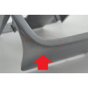 Moldura Central Painel Volkswagen Novo Gol 2011 Original Preto