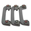 Kit Com 3 Puxador Alça Teto Pqp Chery Tiggo 5x 2025 Original Cinza