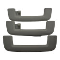 Kit 3 Puxador Alça Teto Pqp Ford Focus 2011 Original Cinza