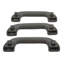 Kit Com 3 Puxador Alça Teto Pqp Honda City 2013 Original Cinza