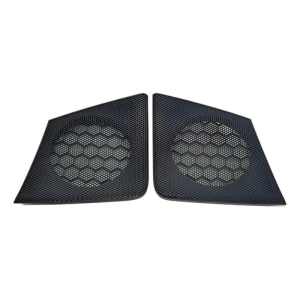 Par Tela Alto Falante Painel Toyota Etios 2016 Original Preto