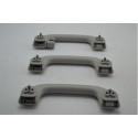 Kit 3 Puxador Alça Teto Pqp Jac T60 2021 2022 Original Cinza