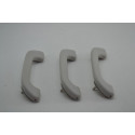 Kit 3 Puxador Alça Teto Pqp Subaru Forester 2010 Original Preto
