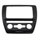 Moldura Central Painel P/radio Comando Ar Jetta 2013 Origina Preto