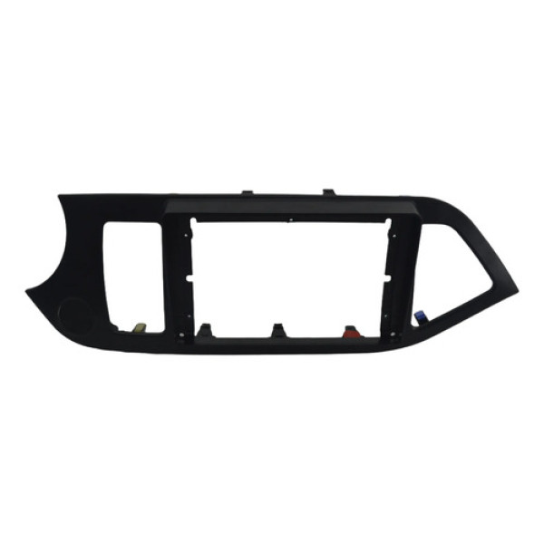 Moldura Radio Central Painel Picanto 2012 Original Preto