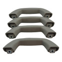 Kit 4 Puxador Alça Teto Pqp Chevrolet Captiva 2012 Original Bege