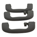Kit 3 Puxador Alça Teto Pqp Gm Vectra 2010 Original Cinza