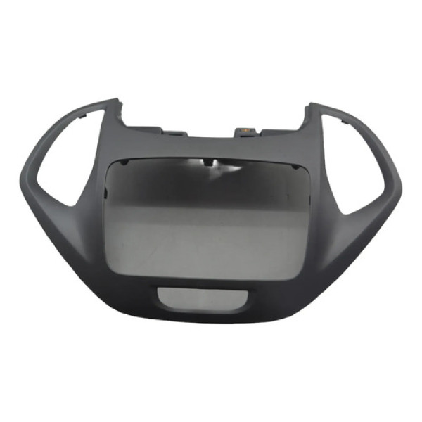 Moldura Multimidia Central Painel Ford Ka 2015 A 2021 Origin Prateado