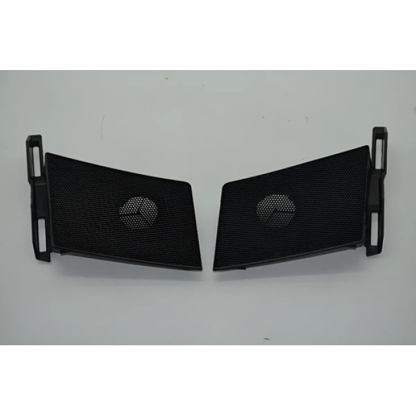 Par Grade Tela Alto Falante Painel Yaris 2018-2022 Original Preto
