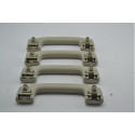 Kit 4 Puxador Alça Pqp Teto Nissan Grand Livina 2010 Origina Cinza