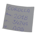Encosto Apoio Braço Console Central Corolla 2018 Original Bege