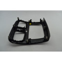 Moldura Central Painel Renault Sandero 2019 Logan Original Black Piano/cinza