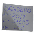 Luz Interna Central Teto Sandero 2017 Logan Original