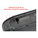 Moldura Radio Som Central Painel Punto 2013 Original Cinza