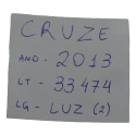 Luz Interna Cortesia Teto Chevrolet Cruze 2013 Original