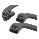 Kit 3 Puxador Alça Apoio Teto Pqp I30 2012 Original Cinza