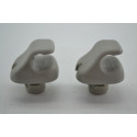 Par Presilha Suporte Quebra Sol Para Sol Honda Fit Original
