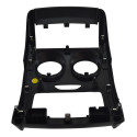 Moldura Central Painel Multimidia 2din Duster 2019 Original Black Piano