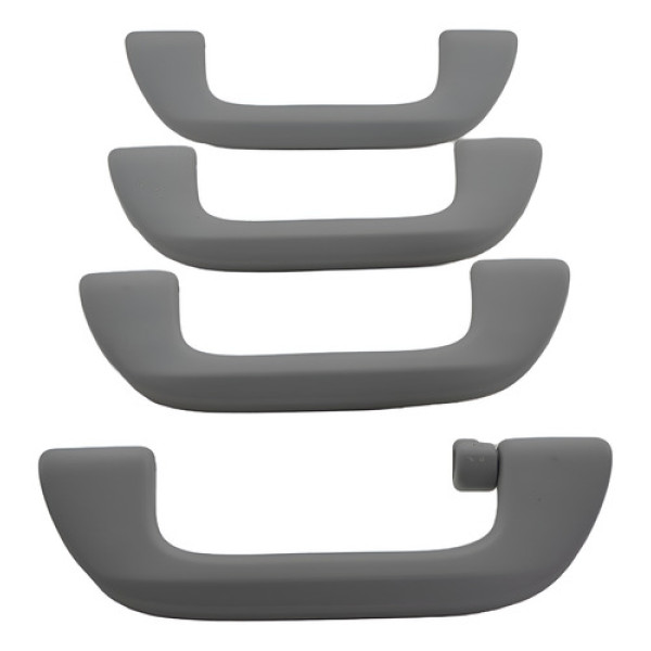 Kit Com 4 Puxador Alça Teto Pqp Honda Cr-v 2011 Original Cinza-escuro