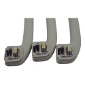 Kit 3 Puxador Alça Teto Pqp Nissan Kicks 2022 Original Bege