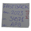 Encosto Apoio Braço Console Central Fastback 2023 Original Preto