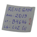 Luz Cortesia Dianteira Interna Teto Renegade 2019 Original
