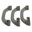 Kit 3 Puxador Alça Teto Pqp Vw Golf 2010 Bora Original Cinza