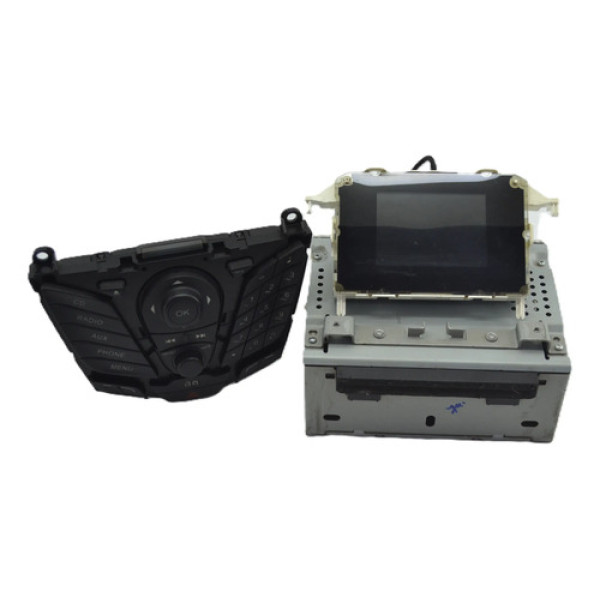 Kit Frente Visor Fundo Radio Som Original New Fiesta 2014