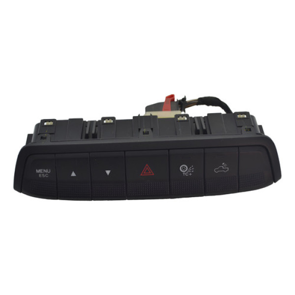 Botão Pisca Alerta Luz Mode Painel Fiat Strada 2021 Origina Preto