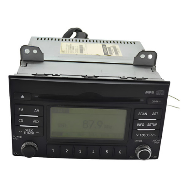 Radio Som Mp3 Cd Aparelho Painel Kia Carnival 2011 Original Preto