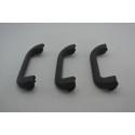 Kit 3 Apoio Alça Teto Pqp Gol 2008 A 2016 Original Preto