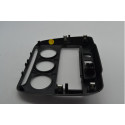 Moldura Central Comando Ar Radio Painel Citroen C3 2013 Orig Preto