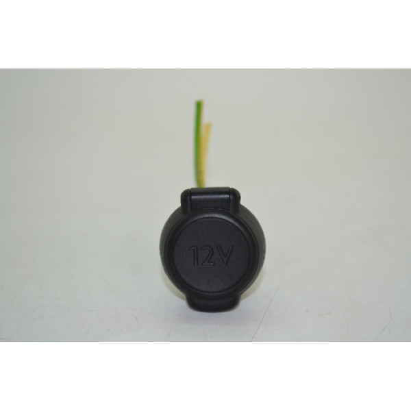 Tomada 12v Console Peugeot 308 2010 2011 Original Preto