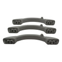 Kit 3 Puxador Alça Teto Pqp Interno C3 Picasso 2015 Original Cinza