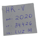 Luz Teto Cortesia Interna Traseira Hrv Hr-v 2020 Original