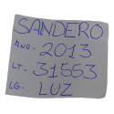 Luz Interna Central Teto Sandero 2013 Logan Original