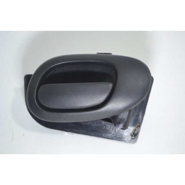 Maçaneta Dianteira Direita Peugeot 207 2011 2012 Original Preto Dianteira