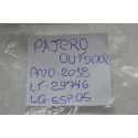Par Espelho Quebra Sol Direito Esquerdo Pajero Outdoor Orig