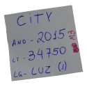 Luz Interna Teto Central Dianteira City 2015 Original