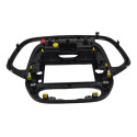 Moldura Central Comando Ar Radio Painel Captur 2022 Original Preto