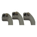 Kit 3 Puxador Alça Teto Pqp Nissan Kicks 2022 Original Bege