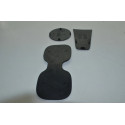 Acabamento Borracha Porta Copo Console Mobi 2017-2024 Origin Preto