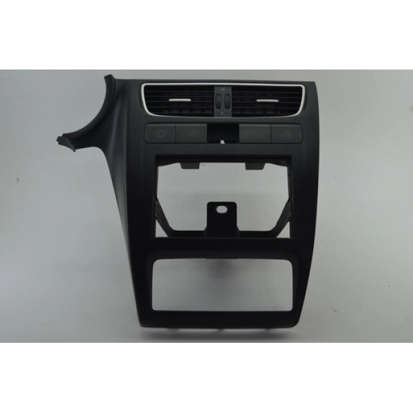 Moldura Din Central Com Difusor Painel Fox 2011 A 2014 Origi Preto