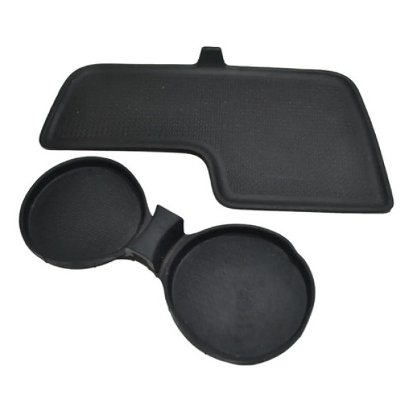 Par Borracha Porta Copo Console Durango 2015 Original Preto