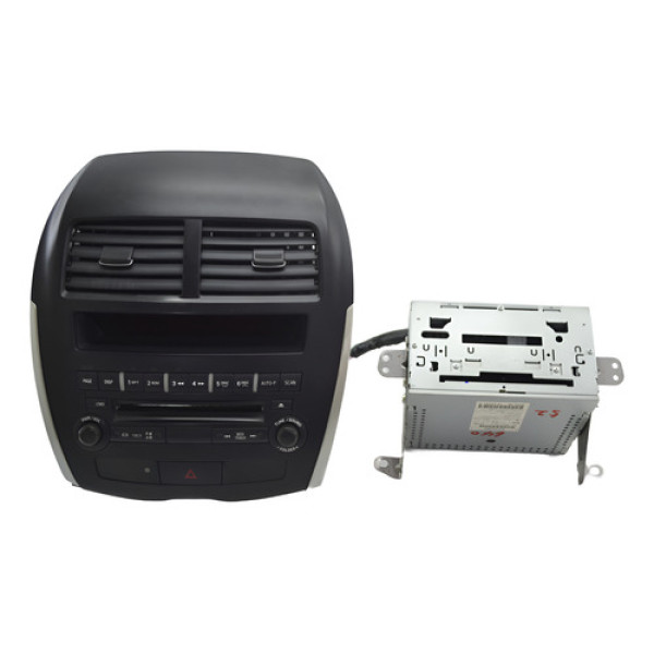 Moldura Central Painel Com Radio Mitsubishi Asx 2011 Orig Original
