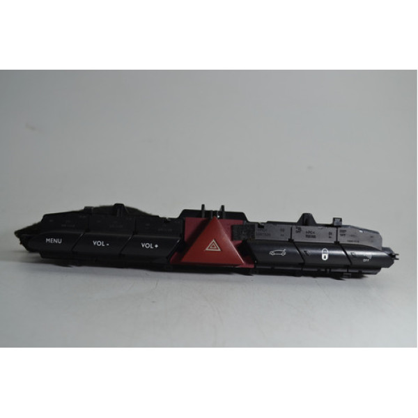  Botao Volume Radio Pisca Alerta Trava Off 308 2017 Original Preto